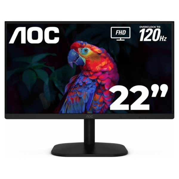 Monitor AOC 22B35HM23 21.5″ Full HD 1920×1080 120Hz LED HDMI/VGA 3.5mm Negro