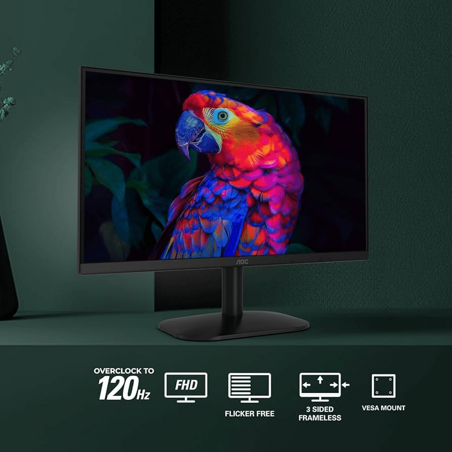 Monitor AOC 22B35HM23 21.5″ Full HD 1920×1080 120Hz LED HDMI/VGA 3.5mm Negro