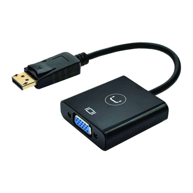 ADAPTADOR UNNO AD3006BK DISPLAY PORT A VGA NEGRO