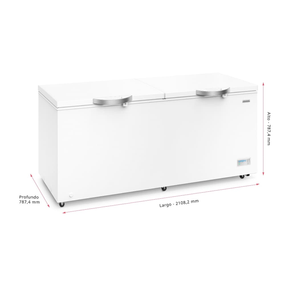 CONGELADOR Frigidaire Horizontal 20 pies Blanco INVERTER FFC20P3MVW 1 PUERTA