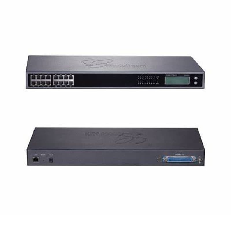 Gateway VoIP GrandStream GXW-4216 ATA 16Ptos FXS + 1Pto TELCO 50 pins, p/Rack