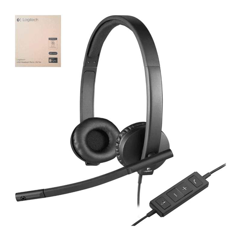 AURICULARES LOGITECH MICROFONO ALAMBRICO USB B2B H570E