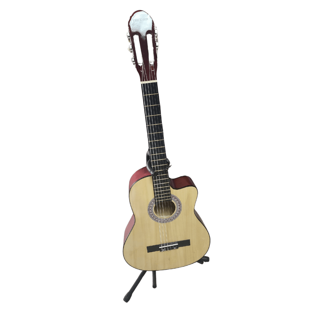 GUITARRA CLÁSICA ERICK-SON (JE390C-N) 39″ NYLON COLOR MADERA CLARA
