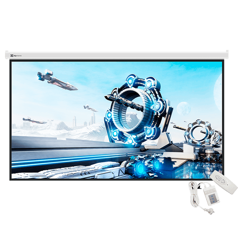 PANTALLA DE PROYECCIÓN KLIPXTREME KPS-513 120″ CORTINA MOTORIZADA