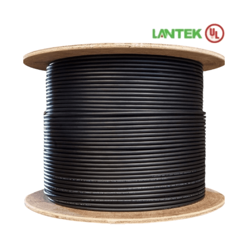 CABLE UTP CAT6 OUT 23AWG PE CMX NEGRO MENSAJERO 305MTS LTK-C6XM