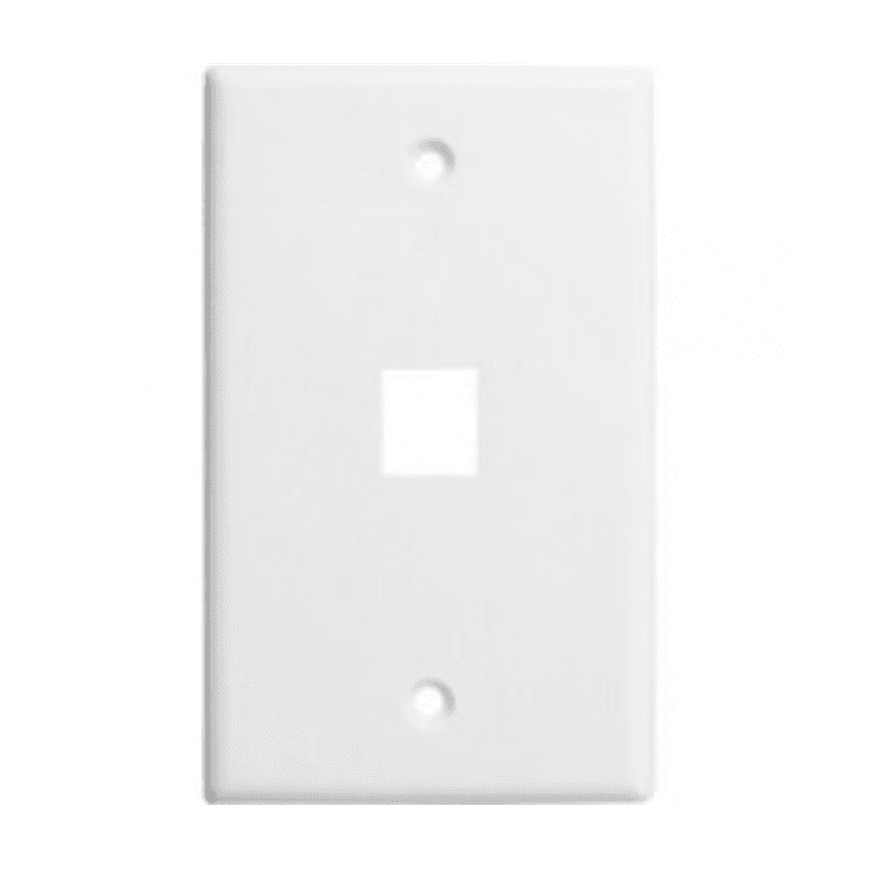 Lanpro LTK-F1R Placa de pared 1 puerto rectangular Faceplate