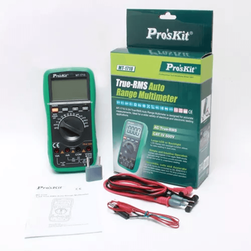 TESTER MULTIMETRO CON AUTORANGO PROSKIT MT-1710