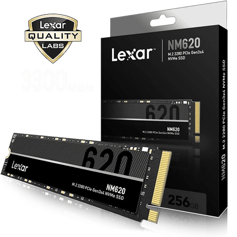 DISCO DURO ESTADO SOLIDO LEXAR NM620 512GB M.2 NVME PCIE