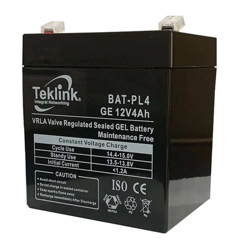 BATERIA TEKLINK PL4 12V 4AH UPS/ALARMAS RECARGABLE