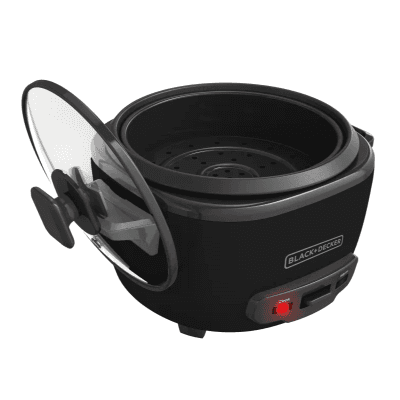 OLLA ARROCERA BLACK+DECKER RC514B 14 TZ COCIDAS NEGRA