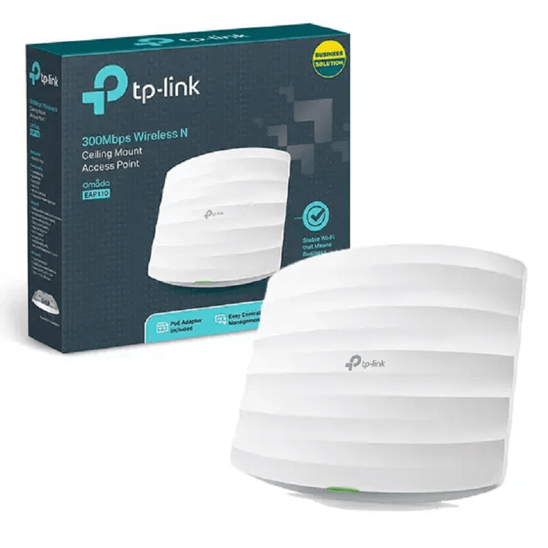 PUNTO ACESSO TP LINK TL-EAP110 2.4GHZ 300MBPS INTERIOR WIFI TECHO
