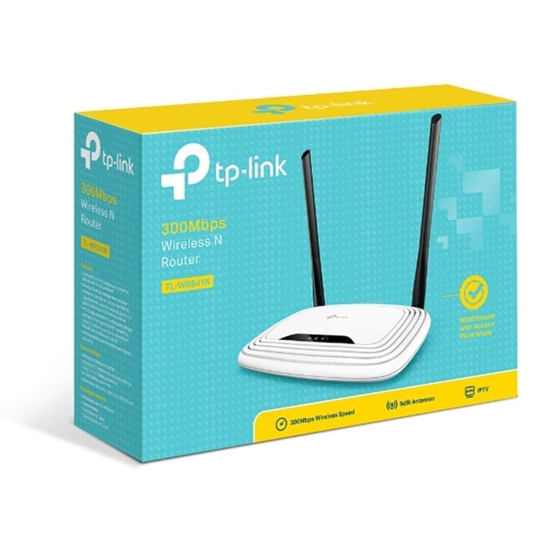ROUTER TP-LINK WR841N INALAMBRICO 300MBPS 2,4GHZ 1WAN/4LAN 10/100 5DBI