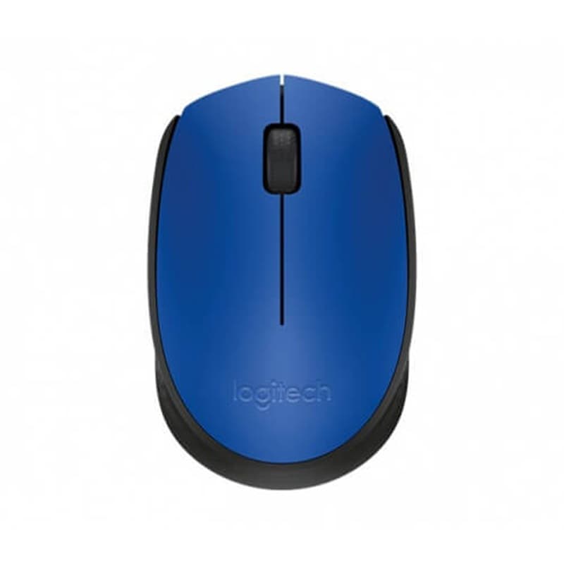 MOUSE LOGITECH M170 INALÁMBRICO 2.4 GHZ USB AZUL-NEGRO 910-004638