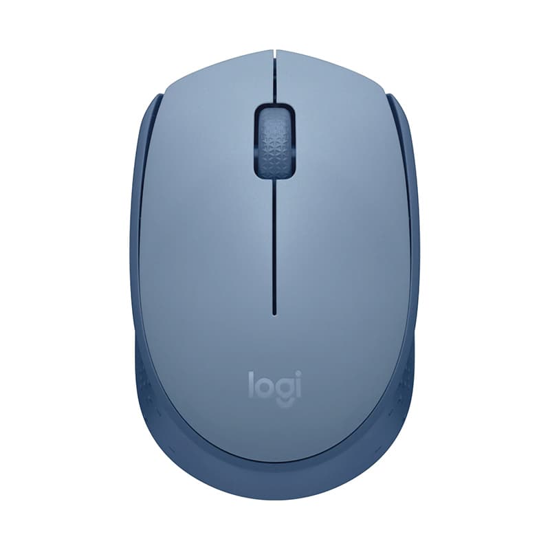MOUSE LOGITECH M170 INALÁMBRICO 2.4 GHZ USB GRIS-AZULADO 910-006863