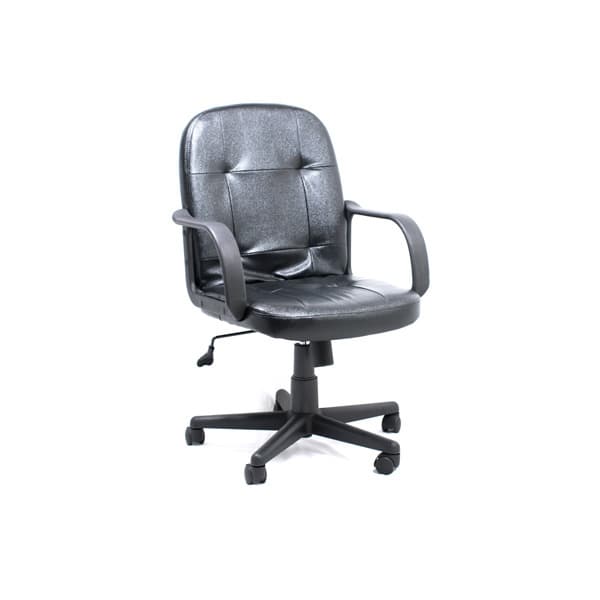 SILLA GERENCIAL NEGRA SIMIL CUERO AM160GEN27