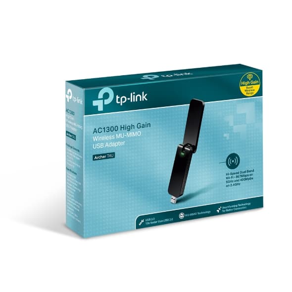 Archer T4U Adaptador USB Inalámbrico de Doble Banda AC1300