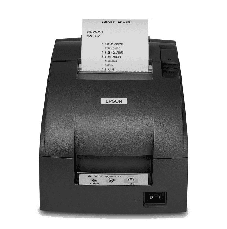Impresora de Recibos Epson TM-U220D USB Manual Gris C31CL28022 No incluye cable USB