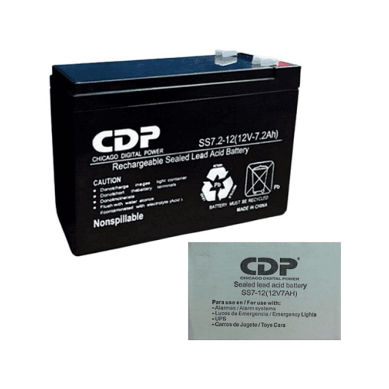 BATERIA CDP 12V 7AH UPS/ALARMAS RECARGABLE