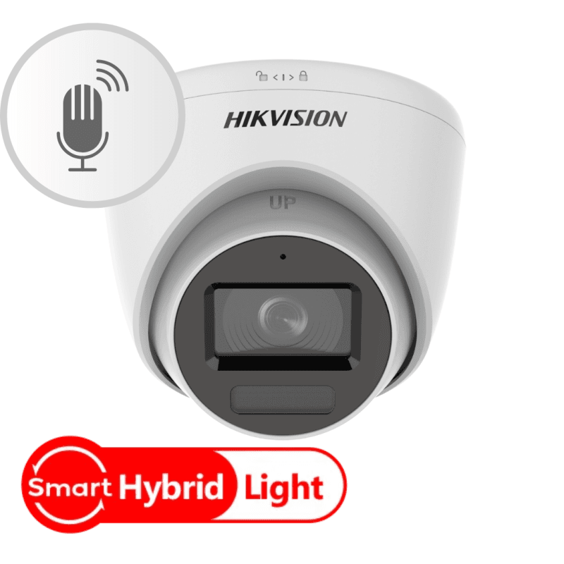 CAMARA DOMO HIKVISION 2MP FHD COLORVU Y AUDIO DOME_CV2MP_AUDIO