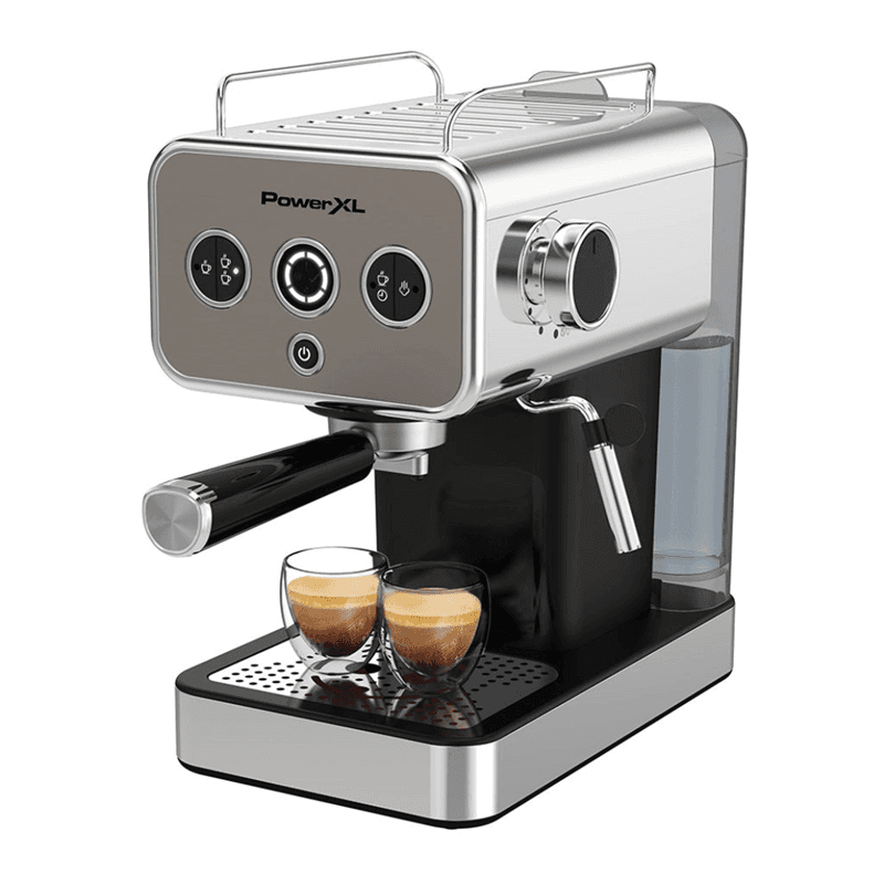 CAFETERA EXPRESSO POWER XL EM0112-0SPLA DOBLE SEMIAUTOMATICA 1.45LTS 15 BARES