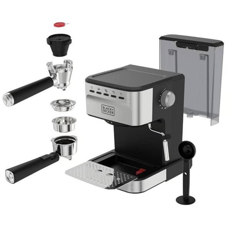COFFEE MAKER BLACK & DECKER ESPRESSO 20 BARES EM0312-0SDLA