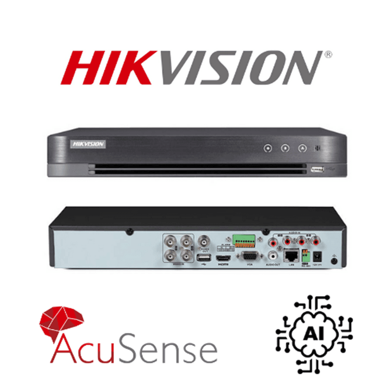 Grabador DVR Hikvision IDS-7204HUHI-M1 4CH 8MP SATA (+4CH IP) P2P