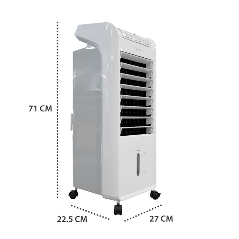 VENTILADOR ENFRIADOR DE AIRE ICE MIDEA MAC28MW-CA COOL 28” BLANCO