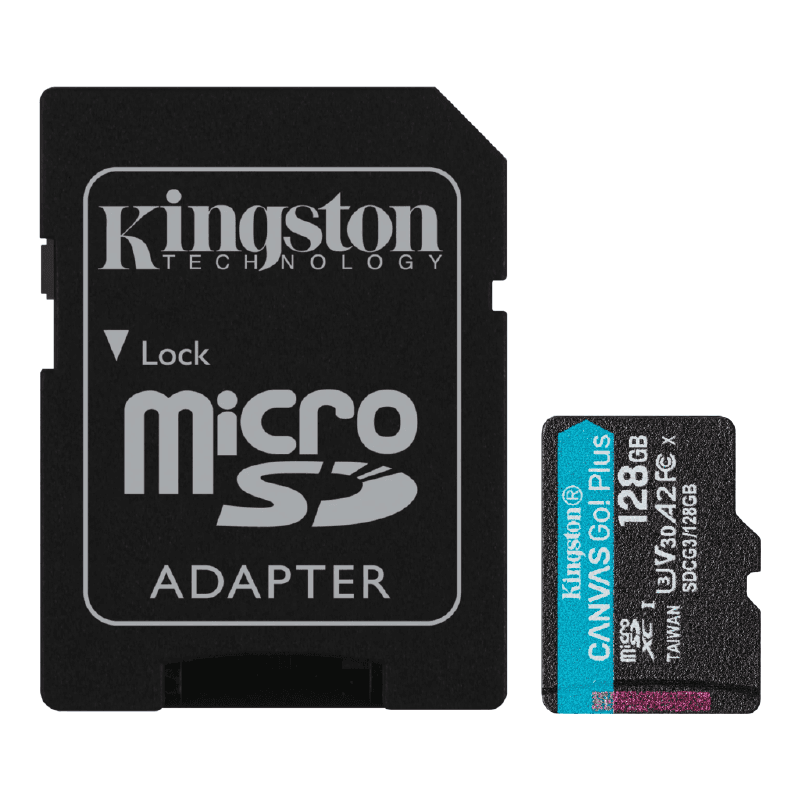 MEMORIA MICRO SD KINGSTON SDCG4/128GB 128GB CANVAS GO PLUS 200MB/S A2 U3