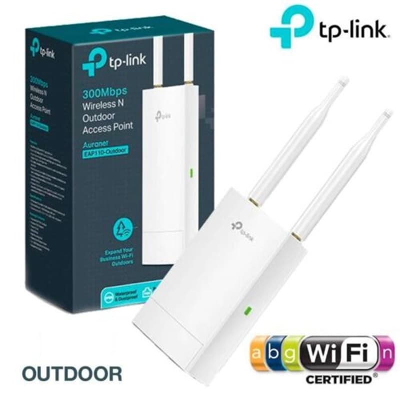 PUNTO DE ACESSO 2.4Ghz TP LINK TL-EAP110OUTD EXTERIOR 300MBPS