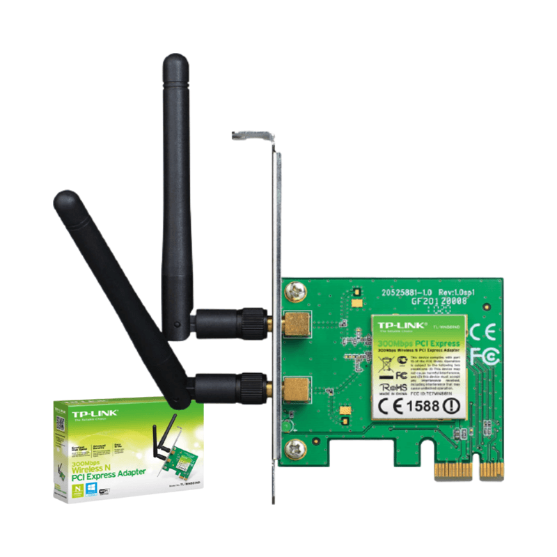 ADAPTADOR PCI EXPRESS INALÁMBRICO N300 MBPS TL-WN881ND