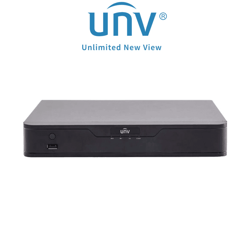 Grabador DVR UNV XVR302-32Q3 32CH 8MP con 2 HDD ONVIF y P2P