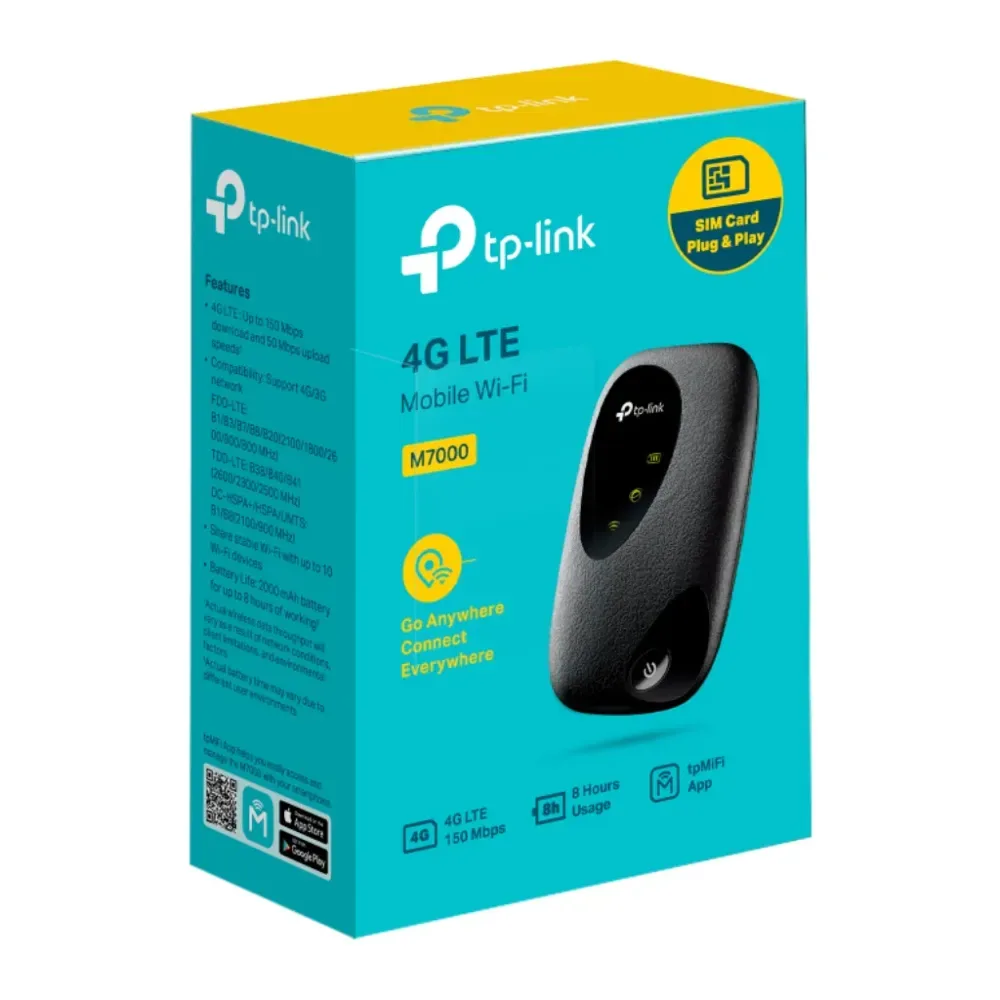 ROUTER TP-LINK MIFI M7000 4G MÓVIL WIFI MIFI 4G LTE