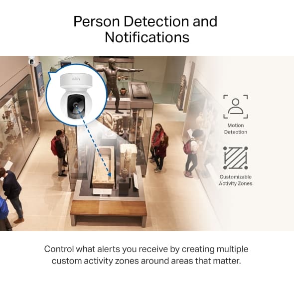 CAMARA WIFI TP LINK TAPO C212 2K 3MP AUDIO BIDIRECCIONAL DETECCON IA