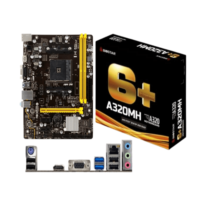 TARJETA MADRE BIOSTAR A320MH AM4 AMD HDMI 32GB DDR4