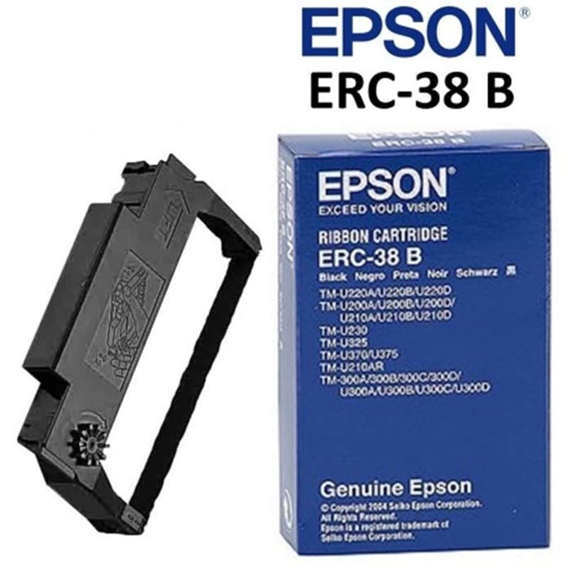 Cinta de Impresora Epson ERC-38B OEM Negra