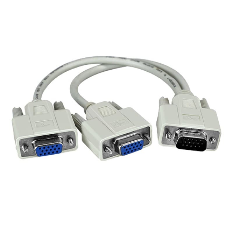 CABLE XTECH XTC-325 SPLITTER VGA (MALE) TO 2 VGA (FEMALE)