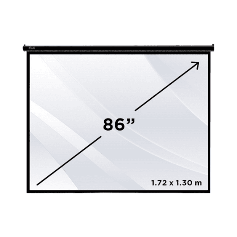 PANTALLA DE PROYECCION KLIPXTREME KPS-302 86″ CORTINA 4:3 DIAG (2,19M)